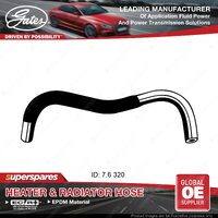 Gates Molded Heater Hose for Toyota Aurion ACV40 2.4L 320mm 03/2006-07/2009