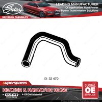 Gates Lower Radiator Curved Hose for Toyota Hiace RH25-32 2.0L from radiator