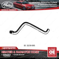 Gates Lower Radiator Curved Hose for Holden Camira JE 2.0L 04/87-07/89