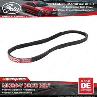 Gates Alternator Micro-V Drive Belt for Volvo 480 482 2.0L 81KW 1998CC 600mm