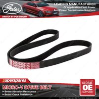 Gates Alternator Micro-V Belt for Pontiac Trans Sport UM05 UM06 3.1L 90KW 1520mm