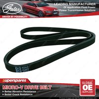 Gates Alternator Micro-V Drive Belt for Jeep Cherokee KL 2.0L 125kW 4WD Diesel