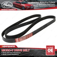 Gates Alternator Micro-V Drive Belt for Volkswagen Golf 1J1 1.6L Length 1540mm