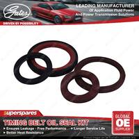 Gates Timing Belt Oil Seal Kit for Volvo S60 V40 V70 XC70 Cross Country