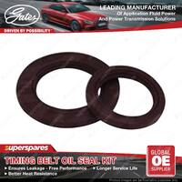 Gates Timing Belt Oil Seal Kit for Citroen Berlingo TU3JP 1.4L 55KW 96-02