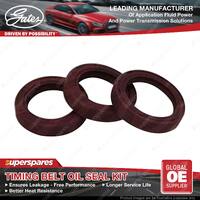 Gates Timing Belt Oil Seal Kit for Volkswagen Beetle Bora Caddy EOS Jetta Passat