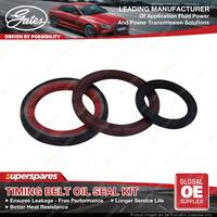 Gates Timing Belt Oil Seal Kit for Volvo S40 V50 2.4L 2.5L 125 162 169KW