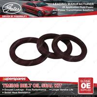 Gates Timing Belt Oil Seal Kit for Peugeot 206 307 406 407 2.0L 2.2L