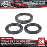 Gates Timing Belt Oil Seal Kit for Fiat Scudo 270 272 RHK 2.0L 88KW