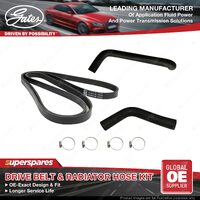 Gates Drive Belt & Radiator Hose Kit for Toyota Landcruiser UZJ100 4.7L