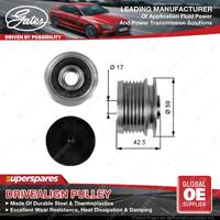 Gates Overrunning Alternator Pulley for Audi A6 4F2 4F5 C6 2.0L 125kW FWD Petrol