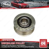 Gates Overrunning Alternator Pulley for Renault Koleos HY 2.5L 126kW 2008-On