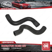 Gates Radiator Hose Kit for Ford Fairlane ZD Fairmont Falcon XY 4.9L with AC