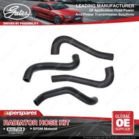 Gates Radiator Hose Kit for Nissan Pathfinder WD21 2.4L Z24I Z24S 74kW with PS