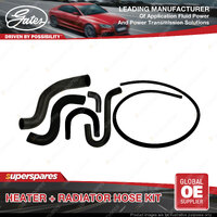 Gates Heater + Radiator Hose Kit for Ford Falcon EA EB Fairmont EA 3.2L 3.9L