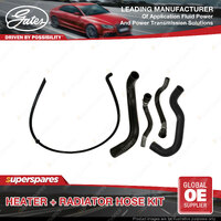 Gates Heater + Radiator Hose Kit for Holden Commodore VE Calais VE Caprice WM