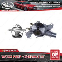 Gates Water Pump+Thermostat for Ford Fairlane Fairmont Falcon LTD AU 4.9 5 5.6L