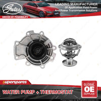 Gates Water Pump + Thermostat Kit for Ford Escape ZB 3.0L 152kW 4WD Petrol 04-06