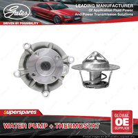 Gates Water Pump + Thermostat Kit for Ford Falcon FG 5.4L 290kW RWD Petrol 08-14