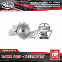 Gates Water Pump + Thermostat Kit for Holden Commodore VT VX VU One Tonner VY