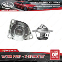 Gates Water Pump + Thermostat Kit for Holden Vectra ZC 3.2L 155kW FWD Petrol