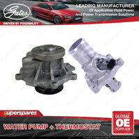 Gates Water Pump + Thermostat Kit for Holden Astra AH Barina TM Cruze JG JH Trax