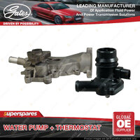 Gates Water Pump + Thermostat Kit for Holden Barina TM Cruze JH Trax TJ 1.4L