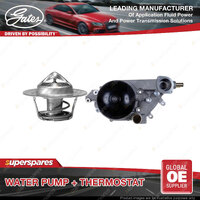 Gates Water Pump + Thermostat Kit for HSV Senator VT 5.7L 250kW RWD Petrol 99-00