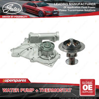 Gates Water Pump + Thermostat Kit for Hyundai Santa Fe CM 3.5L 204kW 4WD Petrol