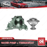 Gates Water Pump + Thermostat Kit for Hyundai Terracan NM81 3.5L 143kW 147kW