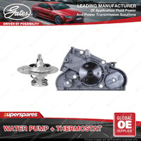 Gates Water Pump + Thermostat Kit for Kia Mentor FB 1.5L 65kW FWD Petrol 97-01