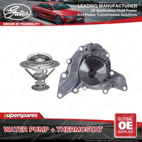 Gates Water Pump + Thermostat Kit for Mitsubishi Diamante F36A Magna TE TF TH TJ