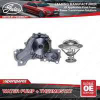 Gates Water Pump + Thermostat Kit for Mitsubishi Montero V65W Triton ML 3.5L