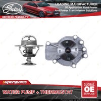 Gates Water Pump + Thermostat Kit for Nissan Primera WP11E X-Trail T30 2.0L