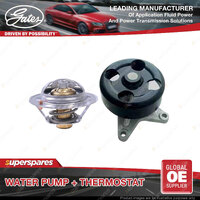 Gates Water Pump + Thermostat Kit for Nissan Bluebird G11 Dualis Lafesta Pulsar