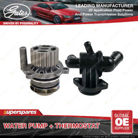 Gates Water Pump + Thermostat Kit for Seat Altea XL 5P5 2.0L 103kW 2010-On
