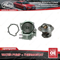 Gates Water Pump + Thermostat Kit for Subaru Forester S12SH 2.5L 169kW 193kW