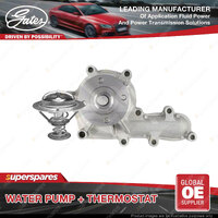 Gates Water Pump + Thermostat Kit for Toyota Landcruiser HDJ 78 79 80 100 101