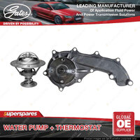 Gates Water Pump + Thermostat Kit for Toyota Landcruiser Prado TRJ120 Quantum