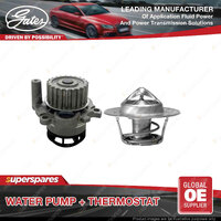 Gates Water Pump + Thermostat Kit for Volkswagen Golf 5K1 2.0L 173kW 2011-2012