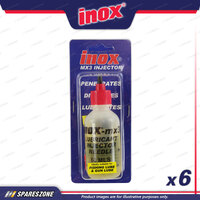 6 x Inox MX3 Anti-Corrosion Anti-Moisture Lubricant Injector Bottle 60ML