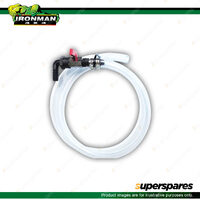 Ironman 4x4 1.5m Plastic Water Hose Kit Connects to tanks' barbed outlet IWTHOSE