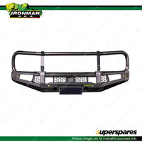 Ironman 4x4 Premium Apex Bull Bar 60.3mm Steel Triple Hoop BBP120C Offroad 4WD