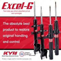 Front + Rear KYB EXCEL-G Shock Absorbers for ALFA ROMEO 147 DT4 I4 V6 FWD H/Back