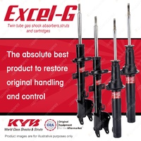 Front + Rear KYB EXCEL-G Shock Absorbers for ALFA ROMEO 156 I4 V6 FWD All Styles