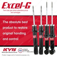 Front + Rear KYB EXCEL-G Shock Absorbers for ALFA ROMEO 159 3.2 V6 939A0 AWD All