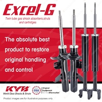 Front + Rear KYB EXCEL-G Shock Absorbers for ALFA ROMEO Giulietta I4 FWD H/Back