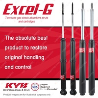 Front + Rear KYB EXCEL-G Shock Absorbers for AUDI 80 B3 I4 FWD All Styles