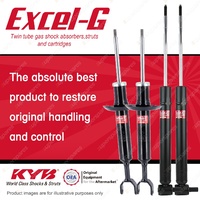 Front + Rear KYB EXCEL-G Shock Absorbers for AUDI A4 B5 I4 V6 FWD All Styles