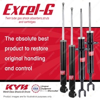 Front + Rear KYB EXCEL-G Shock Absorbers for AUDI A4 B7 All Styles